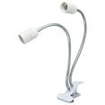 thumbnail image 4 of Portalámparas de escritorio con clip, aleación de aluminio Flexible ajustable de 360 °, portalámparas E27/E26 para dormitorio, oficina, enchufe de 100?240VUS, 4 of 8