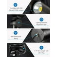 thumbnail image 3 of SUNVIE 30W Outdoor LED Spotlight 120V Waterproof Landscape Lights 3000LM Ultra Bright 3000K Warm White with 6ft Cord for Flag Pole Tree Yard Path Decor, 3 of 7