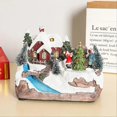 thumbnail image 4 of Christmas Rotating Music Statue Christmas Home Decoration A, 4 of 5