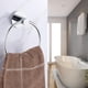 thumbnail image 5 of Toallero de baño con aro, toallero de pared para baño, toallero con resultados impresionantes, 5 of 9