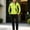 Green, variant on Men's Windproof Waterproof 2 Piece Outdoor Tracksuit, Hooded Zip up Shell Jacket & Hiking Pants, Functional Rain Suit for Camping Hiking Travel
