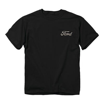 Camiseta Ford American Tough: Gráfico de camioneta con atardecer occidental y calavera de cuernos largos, diseño rústico para amantes de las camionetas, camiseta unisex estilo vaquero, ropa de estilo