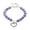 Purple, variant on Elegant Pearl Adjustable Pet Collar with Secure Chain and Cats