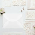 thumbnail image 4 of ORDDIART 10Pcs 5x7 Invitation Envelopes White Paper for Wedding and Special Events, 4 of 7