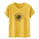 thumbnail image 3 of Blusas de Manga Corta para las Mujeres Divertido Impreso Cuello Redondo Tee, Vintage Humor Gráfico Blusas de Primavera para las Mujeres, 3 of 5