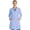 Ceil Blue, variant on Women's 35" Consultation Lab Coat, 4-Button, 4 Pockets, Red, M