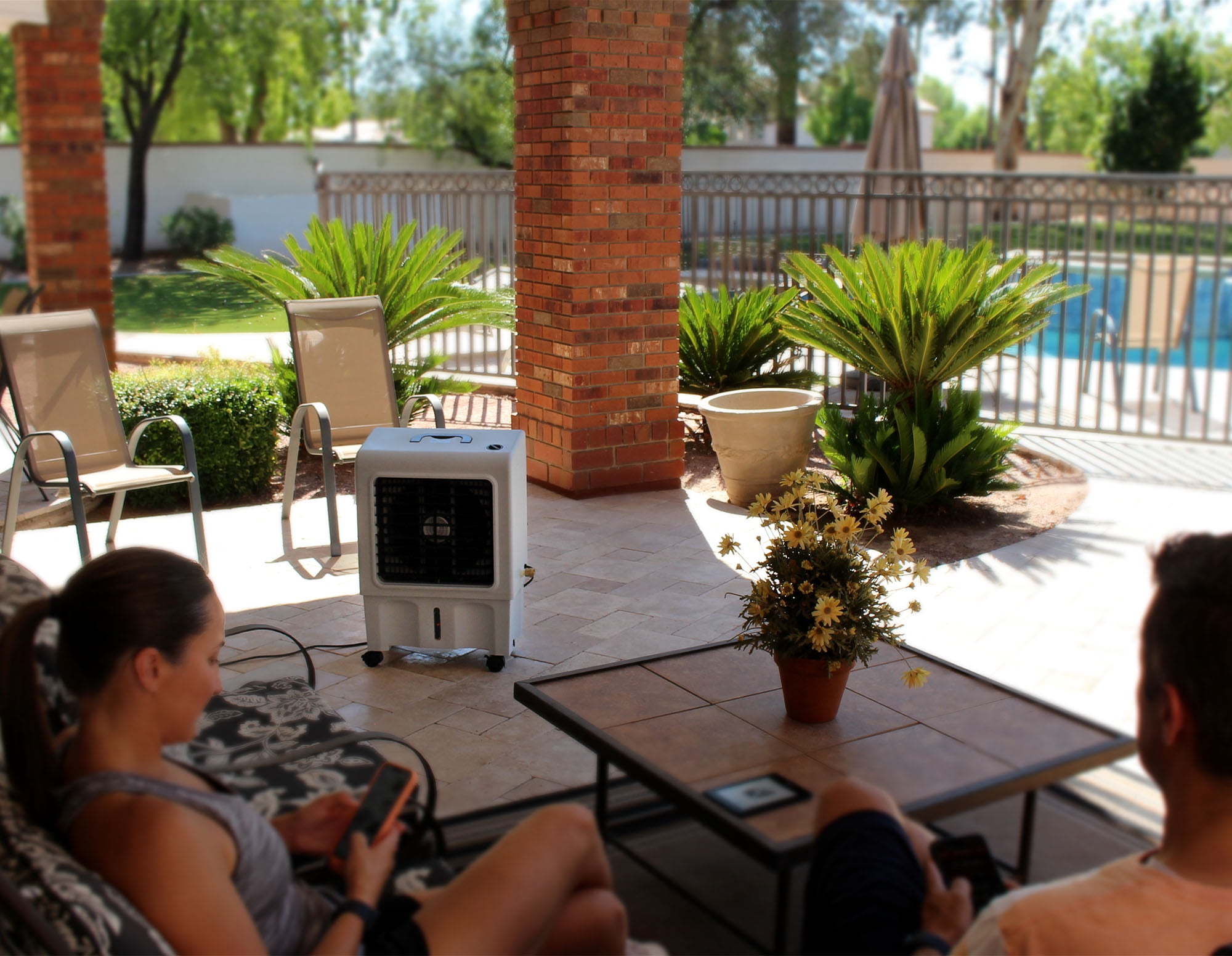 Dial 1300 CFM 3-Speed Portable Evaporative Cooler - Up to 500 sqft