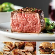 Omaha Steaks Filets, Chicken, Pork & More (4x Butcher's Cut Filet Mignons, 4x Air-Chilled Chicken Breasts, 4x Boneless Pork Chops, 4x Omaha Steaks Burgers, 4x Gouda Chicken Sausages, 1 jar Seasoning)