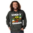 thumbnail image 5 of PACMAN Saint Paddys Lucky Charm Hoodie Sweatshirt Women Men Brisco Brands 4X, 5 of 6