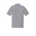 thumbnail image 4 of Port 1191162 Ring Spun Pique Polo Shirt, Silver - Small, 4 of 4