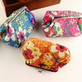 thumbnail image 3 of Xinyolin Vintage Floral Print Kiss Clasp Women Mini Pouch Money Bag Wallet Coin Purse, 3 of 7