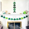 thumbnail image 6 of romoty St. Patrick's Day Porch Sign, 45.28 x 11.81 Inch Vertical Wooden Welcome Door Banner, Lucky Shamrock Leprechaun Decor for Front Door Wall and Entryway, 6 of 6