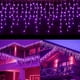thumbnail image 2 of Luces LED navideñas de carámbanos para colgar en el techo al aire libre, cortina de luces de hadas de 4 m x 0,4/0,5/0,6 m para decoración de Navidad, Año Nuevo y bodas, 2 of 5