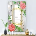 thumbnail image 3 of DESIGN ART Designart 'Efflorescent Gold Pink 6' Modern Mirror - Printed Wall Mirror 27.5in.x39.5in., 3 of 5