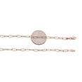 thumbnail image 3 of LoveBling 14k Rose Gold 3mm Paper Clip Link Bracelet (7.5"), 3 of 4