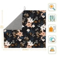 thumbnail image 2 of Goofa Dish Drying Mat Super Absorbent Drying Mat Large Dish Drying Mats for Kitchen Counter Easy Clean Dish Mat Kitchen Drying Mat 16" x 18" ( Lilies Flowers ), 2 of 6