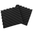 thumbnail image 4 of Panneau en Mousse Insonorisant, 12 Pcs Mousse Absorbante Insonorisée Performance Fiable, 4 of 8