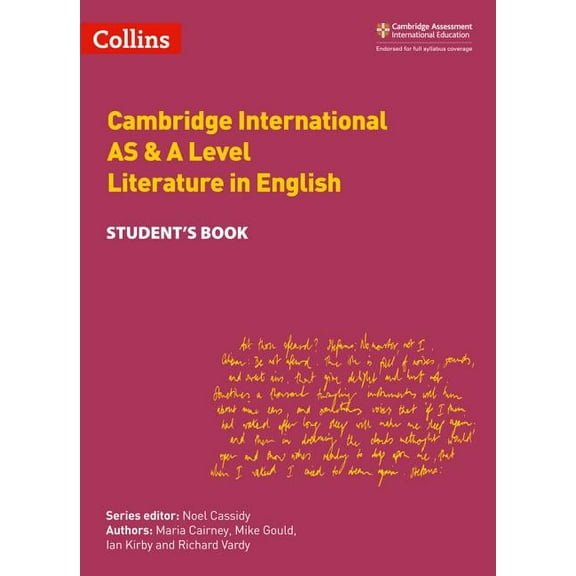 Collins Cambridge International as & Cambridge International Examinations - Cambridge International as and a Level Literature in English Student Book, (Paperback)
