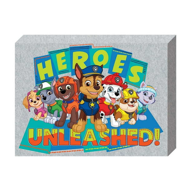 paw patrol canvas boxes