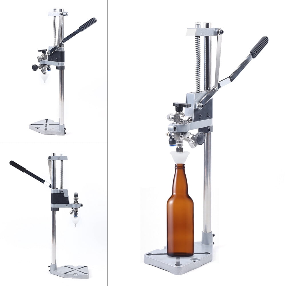 Beer Filling Machine, 304 Stainless Steel Manual Beer Filler, Counter Pressure Bottle Filler, Adjustable Height, for Home Brew, Kegerator, Keg