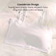 thumbnail image 3 of Qarigey Camiseta sin mangas con tirantes para mujer, ropa interior sin costuras, Bralette corto a la moda en el pecho, lencería Sexy, Ropa interior Blanco, 3 of 6
