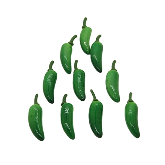 Matsuzay 50 Uds Accesorios de simulación de frutas falsas Decoración del hogar Verde