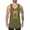 Green, variant on Men Sleeveless Shirt Men's Stringer Fitness Performance Muscle Sleeveless Gym Training Bodybuilding Tank Grey XXL