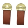thumbnail image 3 of SHOWERORO 2Pcs Closet Door Hardware Alloy Light Brown Minimalist Furniture Hardware for Interior Designers, 3 of 7