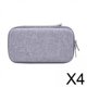 thumbnail image 1 of 4xPower Bank Case Bolsa Accesorios Digitales Bolsa De Almacenamiento Cable De Datos Caja De Almacenamiento Gris Pequeño, 1 of 8