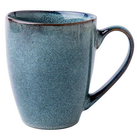 

Milk Drinking Cup Ceramic Coffee Mug Decorative Coffee Mug Water Container (Blue)