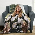 thumbnail image 4 of Sexy #1 Emily Blunt Blanket Super Soft Throw Blanket Silky Flannel Lightweight for Sofa, Bed Blanket All Season Use 40""*50"" （100 * 130cm）, Style, 4 of 6