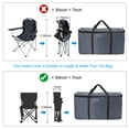 thumbnail image 5 of Uxcell 29x9.8x19" Camp Chair Replacement Bag Extra Large Waterproof Storage Bag Gray, 5 of 7