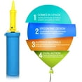 thumbnail image 7 of MINKUROW Balloon Pump Handheld Inflator Birthday Balloons Perfect Party Balloon Hand Manual Inflar Globos Lightweight Durable 2 Packs (2 pack), 7 of 7