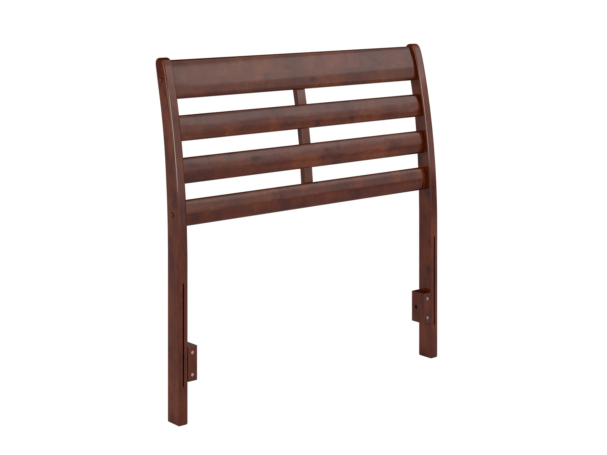 AFI Savannah Twin Solid Wood Headboard with Attachable Charger, Walnut