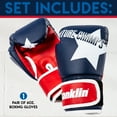 thumbnail image 2 of Franklin Sports Kids Boxing Gloves Set - Future Champs Youth Training Boxing Gloves for Kids Ages 5-8 - 6 Ounce Kids Boxing Training Gloves for Boys + Girls - Red + Blue Pair, 2 of 10