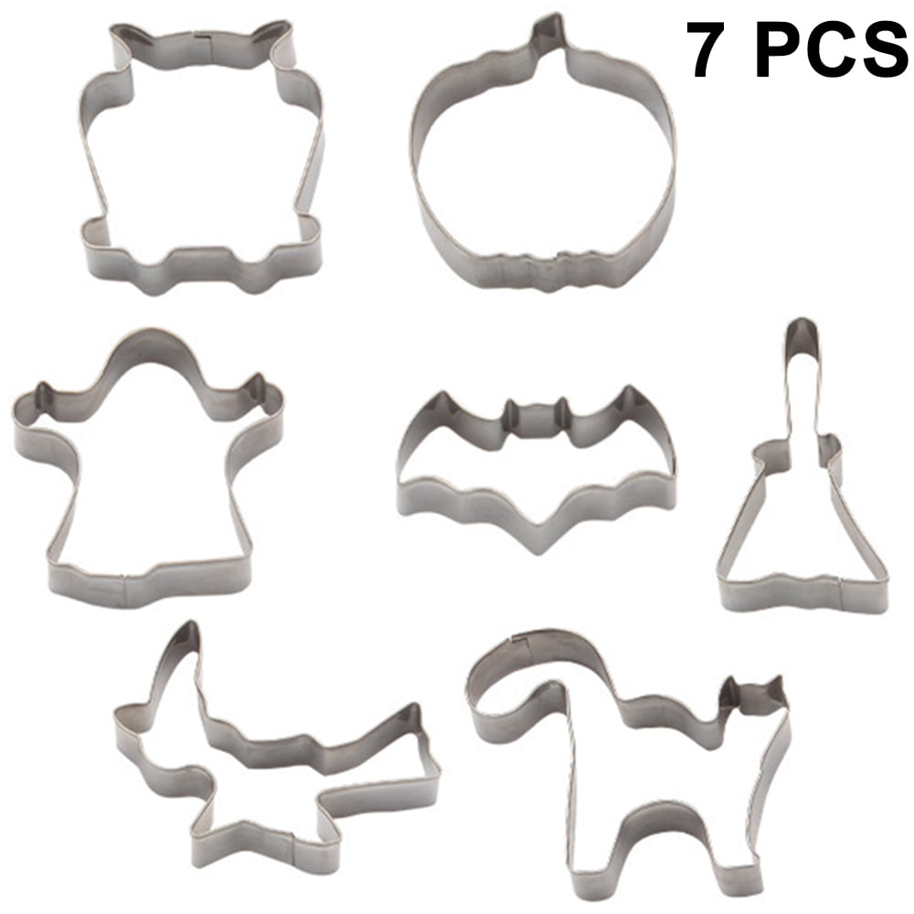 7Pcs Stainless Steel Baby Clothes Cutter Biscuit DIY Cookie Pastry Mold Char FA 
