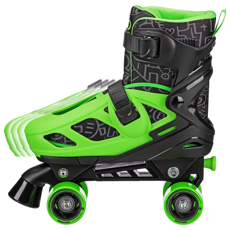 Roller Derby Boys 2-in-1 Roller/Inline Skates, Sizes 3-6 photo 8