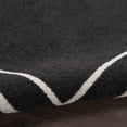 thumbnail image 6 of Nourison Essentials 5' x 7' Black Ivory Contemporary Bordered Indoor/Outdoor Area Rug, 6 of 10