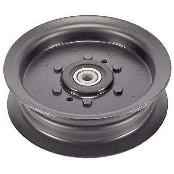 Flat Idler Pulley Compatible with AYP Craftsman Husqvarna 196106 197379 532196106 Snapper 705114 709729 (3/8" ID X 5-3/8" OD)