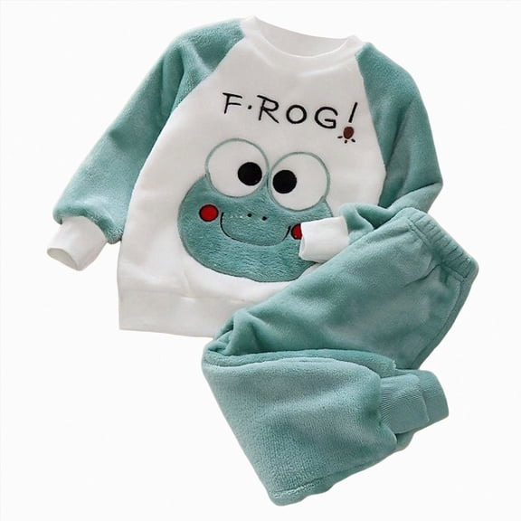 NOLDARES Toddler Boy Clothes Long Sleeve Sweatshirt and Pants Playwear Outfits 2pcs Set Casual Clothing(Light Green,18-24 M)