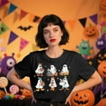 thumbnail image 5 of VILOVE Women Halloween Pumpkin T-Shirt Cute Ghost Graphic Shirt Spooky Season Tee Fall Graphic Short Sleeve Tee, 5 of 9