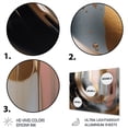 thumbnail image 3 of Designart "Marble Expression Gold and Black V" Abstract Marble Metal Art Print, 3 of 4