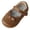 Brown, variant on SYMSHOES Girls Brown Mary Jane Shoes | Kids to Big Kids Dress Shoes with Adjustable Strap & Bow for Party & Everyday,Size 10