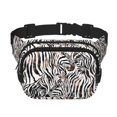 thumbnail image 1 of Disketp Leopard And Zebra Riñonera de Doble Capa, Bolsa de Cintura Ajustable para Viajes, Correr y Senderismo, Riñonera Ligera para Hombre y Mujer, 1 of 9