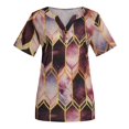 thumbnail image 3 of ICHUANYI Liquidación Mujer Verano Impresión Botones Manga Larga Casual Blusa Camiseta Jersey Camisas ICHUANYI WER202308246837, 3 of 9