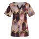 thumbnail image 3 of ICHUANYI Liquidación Mujer Verano Impresión Botones Manga Larga Casual Blusa Camiseta Jersey Camisas ICHUANYI WER202308246834, 3 of 9
