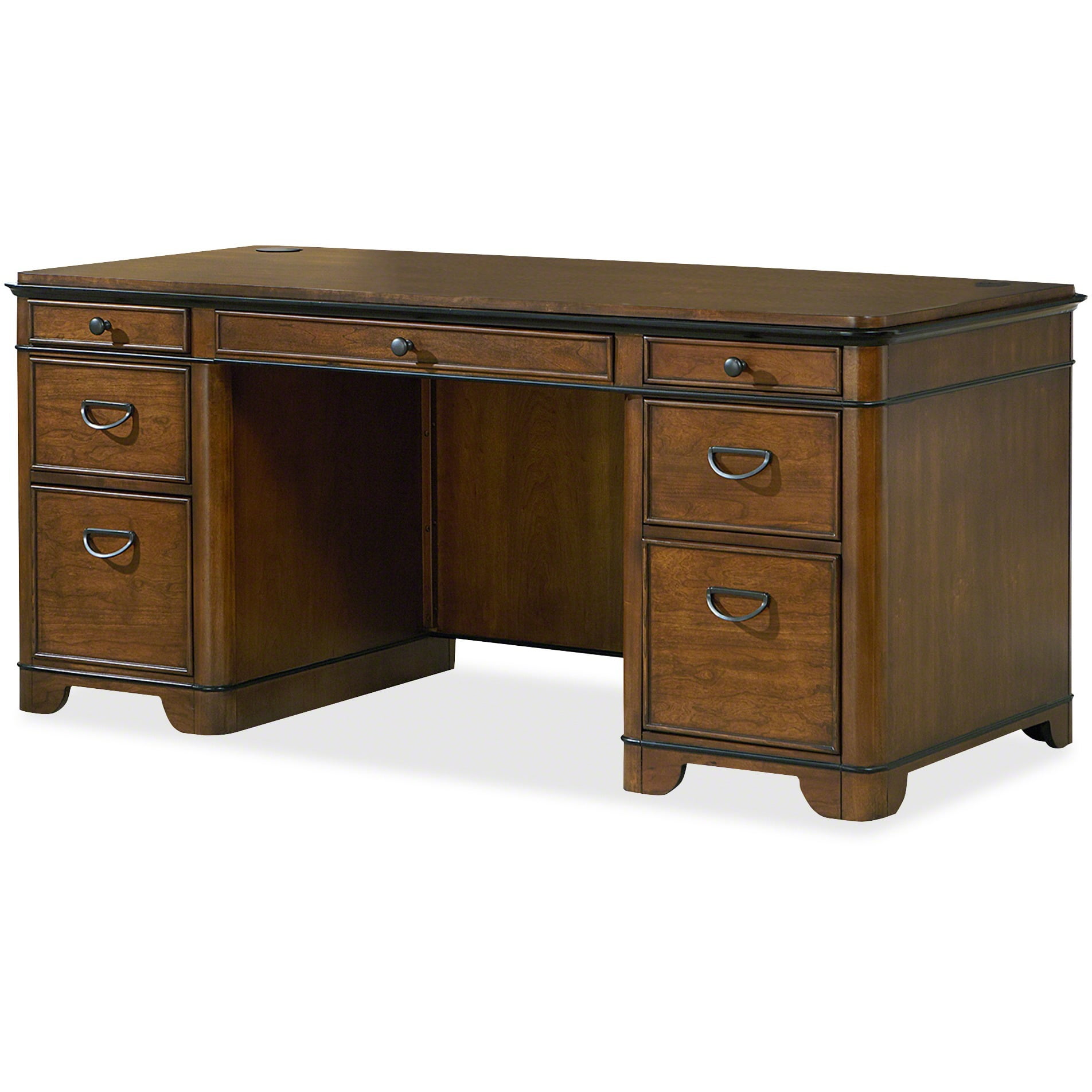 Kensington Double Pedestal Desk 6Drawer