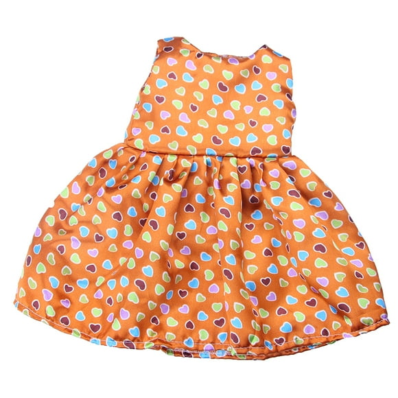 Handmade Doll Dress For American 18 Inch Girl & 43 cm New Born Baby Doll Items & Our Generation Doll Clothes & 16 Inch Nenuco