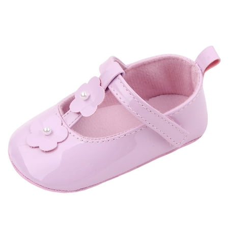 

NIUREDLTD Summer Children Toddler Shoes Girls Sports Shoes Flat Bottom Lightweight Solid Color Hook Loop Size 13