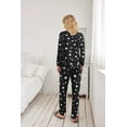 thumbnail image 2 of Ekouaer Womens Jogger Pajama Sets Long Sleeve Sleepwear Round Neck Nightwear Soft Pjs Lounge Sets with Pockets, 2 of 4